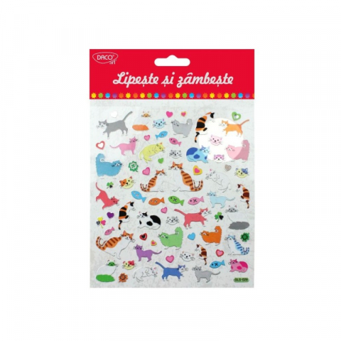 Abtibilduri - Abtibild - AB042 Pisici Lipeste si zambeste DACO