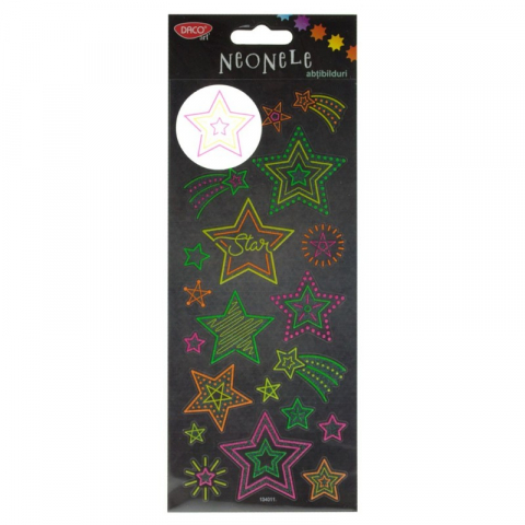 Rechizite, Creativitate, Hobby - Abtibild - AB051 Stele Neonele DACO