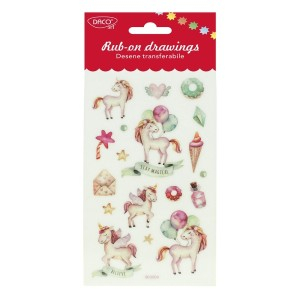Rechizite, Creativitate, Hobby - ABTIBILD - AB107 UNICORNI DESENE TRANSFERABILE DACO