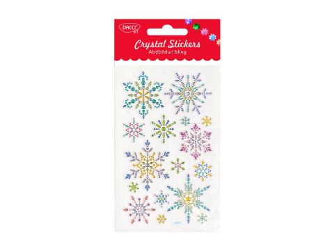 Rechizite, Creativitate, Hobby - Abtibild DACO AB631 Bling Craciun fulgi stralucitori