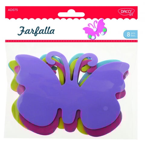 Rechizite, Creativitate, Hobby - Accesorii craft - AD075 Farfalla spuma DACO