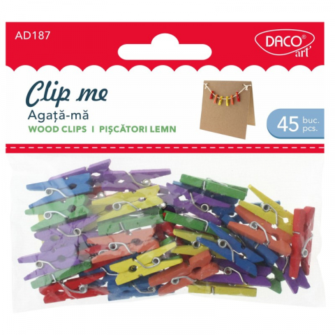 Rechizite, Creativitate, Hobby - Accesorii craft - AD187 Agata-ma Piscatori lemn DACO
