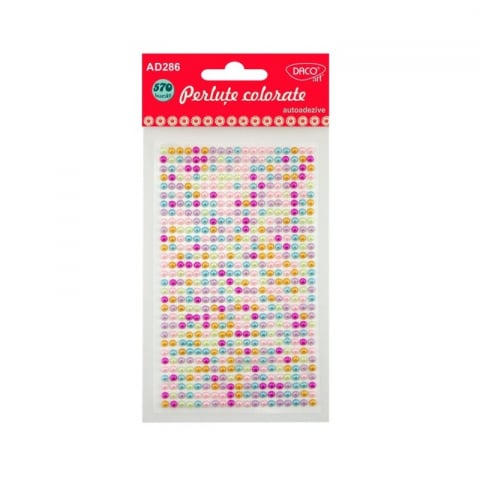 Arta plastica - Accesorii craft - AD286 Perlute colorate DACO