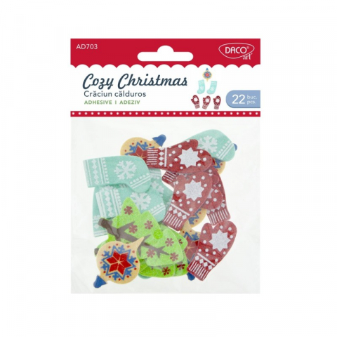 Alte produse creative - Accesorii craft - AD703 Craciun calduros DACO