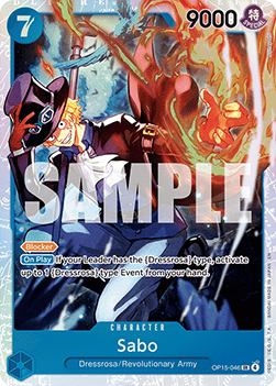 Carti singles - Adventure on Kami’s Island Sabo (OP15-046) (V.1) foiled