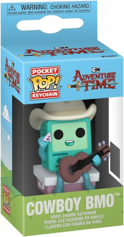 PRECOMENZI - Adventure Time Pocket POP! Vinyl Keychains 4 cm Cowboy BMO with Guitar Display (12)