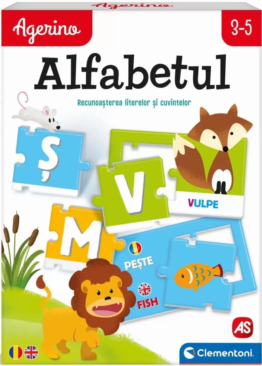 Jocuri didactice - Agerino Alfabetul Educativ - Joc de Invatare Litere si Cuvinte