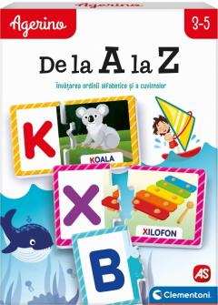 Jocuri didactice - Agerino De la A la Z - Puzzle Educativ Alfabet si Litere