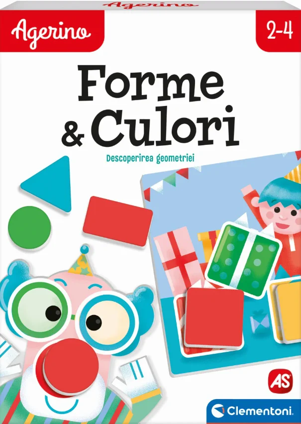 Jocuri didactice - Agerino Forme si Culori - Joc Educativ cu Forme Geometrice