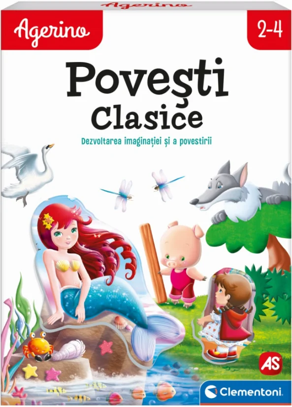 Jocuri didactice - Agerino Povesti Clasice - Joc Educativ de Asociere si Povestire
