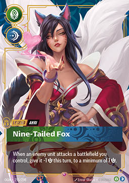 Singles Trading Card Games - Ahri, Nine-Tailed Fox (V.1 - Rare) Origins - Singles 255