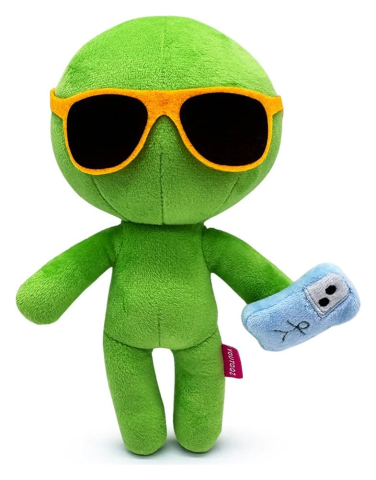 PRECOMENZI - Alan Becker Plush Figure Influencer Green 22 cm