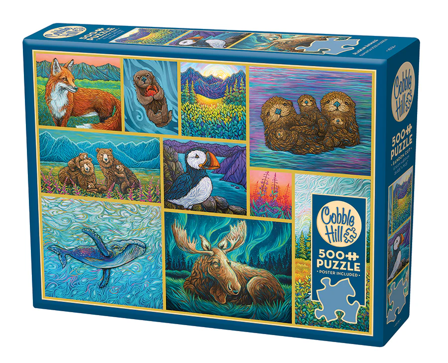 Puzzle 500 piese - Alaskan Animals – Puzzle 500 piese