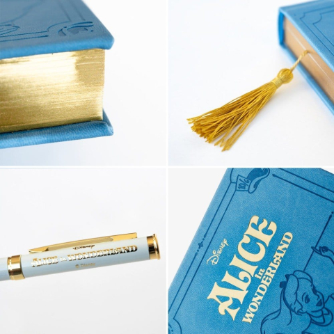PRECOMENZI - Alice in Wonderland Premium Notebook with Pen Set A5