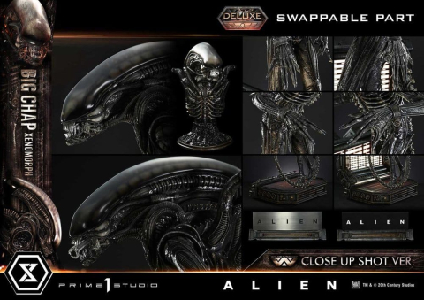 Alien (Film) Museum Masterline XL Statue 1/3 Big Chap Xenomorph Close Up Shot Ver. Deluxe Version 100 cm [4]