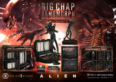 Alien (Film) Museum Masterline XL Statue 1/3 Big Chap Xenomorph Close Up Shot Ver. Deluxe Version 100 cm [3]