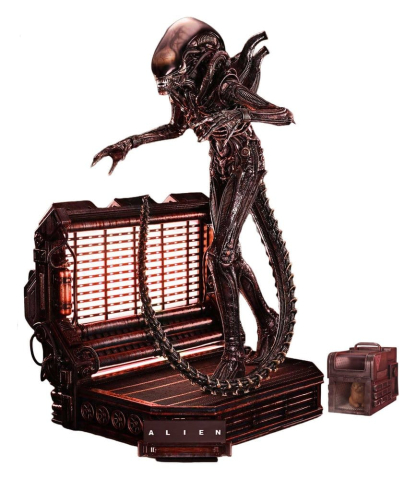 PRECOMENZI - Alien Museum Masterline XL Statue 1/3 Big Chap Xenomorph Regular Ver. Bonus Version 100 cm