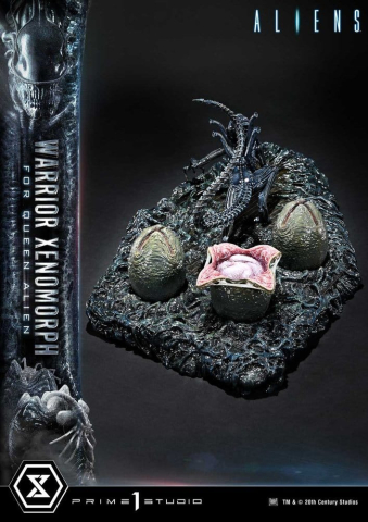 Aliens (Film) Ultimate Diorama Masterline Statue Warrior Xenomorph for Queen Alien 23 cm [15]