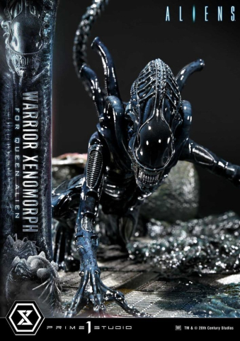 Aliens (Film) Ultimate Diorama Masterline Statue Warrior Xenomorph for Queen Alien 23 cm [16]