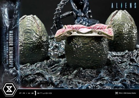 Aliens (Film) Ultimate Diorama Masterline Statue Warrior Xenomorph for Queen Alien 23 cm [13]