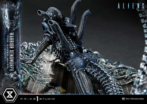 Aliens (Film) Ultimate Diorama Masterline Statue Warrior Xenomorph for Queen Alien 23 cm [11]