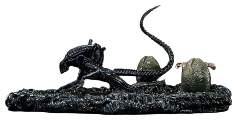 Aliens (Film) Ultimate Diorama Masterline Statue Warrior Xenomorph for Queen Alien 23 cm [20]