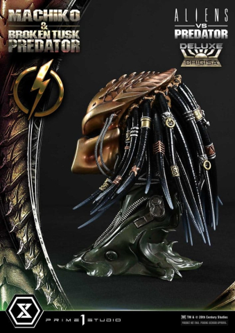 Aliens vs. Predator (Comic) Ultimate Premium Masterline Statue 1/4 Machiko & Broken Tusk Predator Deluxe Version 84 cm [21]