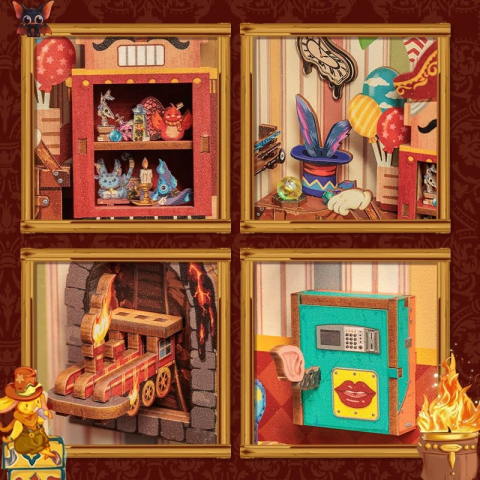 Amazing Toys Store - DIY Book Nook Kit cu LED [6]