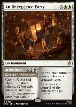 Magic: The Gathering Singles - An Unexpected Party // At the Door The Hobbit - Singles 29