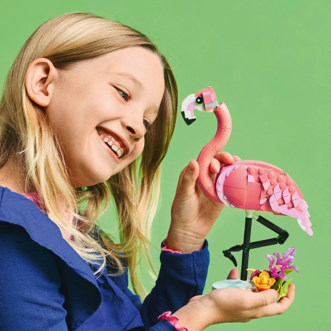 LEGO Creator 3 in 1 Animale salbatice Flamingo roz 31170 [6]
