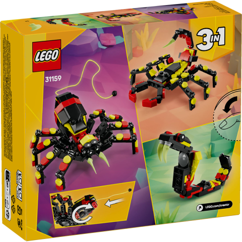 LEGO Creator 3 in 1 Animale salbatice: Paianjen surprinzator 31159 [2]