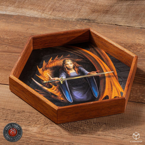 PRECOMENZI - Anne Stokes Dice Tray Night Forest 20 cm