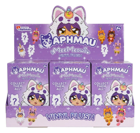 Aphmau Vinyl Plush Bag Charm Blind Box Display (6) [1]