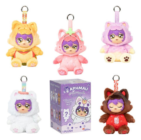 Fashion & Accessories - Aphmau Vinyl Plush Bag Charm Blind Box Display (6)
