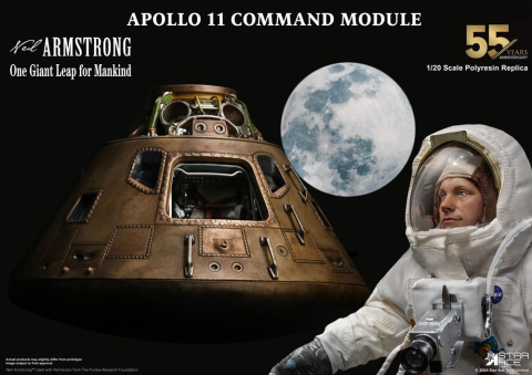 Apollo 11 Replica 1/20 Command Module (DX) 20 cm [10]