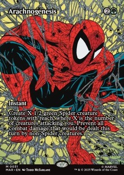 Singles Trading Card Games - Arachnogenesis Marvel Source Material Cards FOILED 31