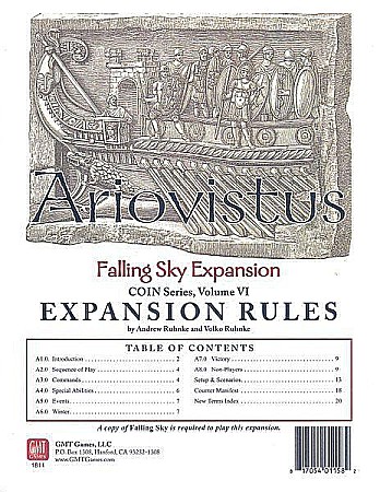 Extensii boardgames - Ariovistus: A Falling Sky Expansion