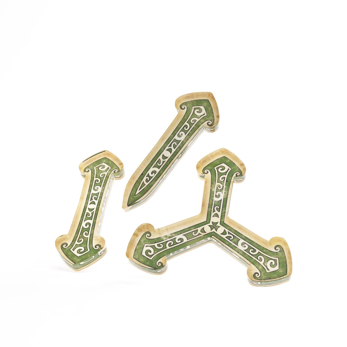 Board Games - Arkham Horror Connector Tokens Set Acril