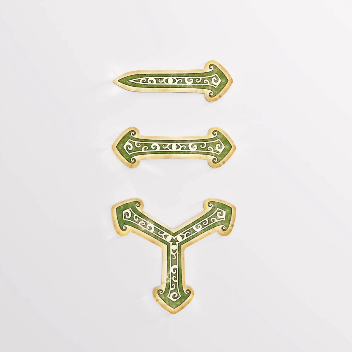 Arkham Horror Connector Tokens Set Acril [1]