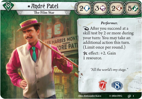 Arkham Horror LCG Andre Patel Investigator Deck Rogue [2]