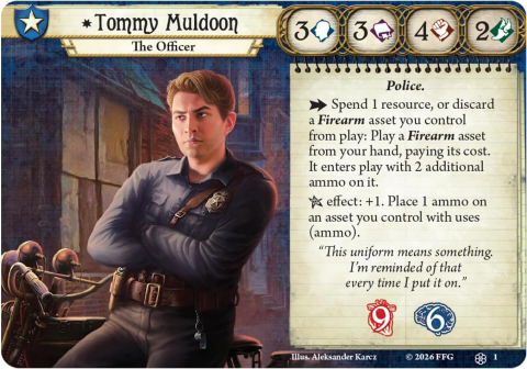 Arkham Horror LCG Tommy Muldoon Investigator Deck Guardian [2]