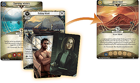 Arkham Horror: The Card Game – Devil Reef: Mythos Pack [1]