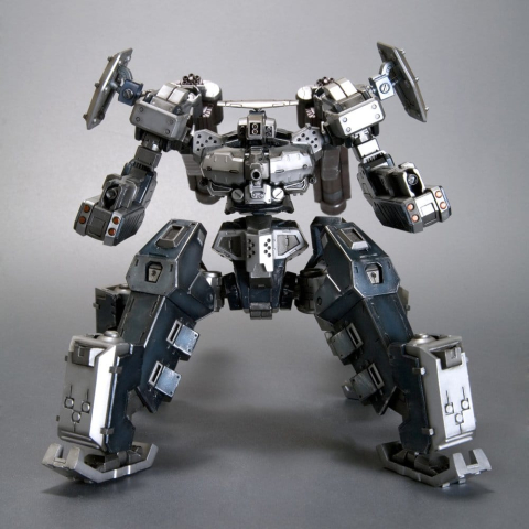 Armored Core Plastic Model Kit 1/72 CREST CR-C75U2 DELTA Ver. 16 cm [8]