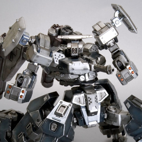 Armored Core Plastic Model Kit 1/72 CREST CR-C75U2 DELTA Ver. 16 cm [7]
