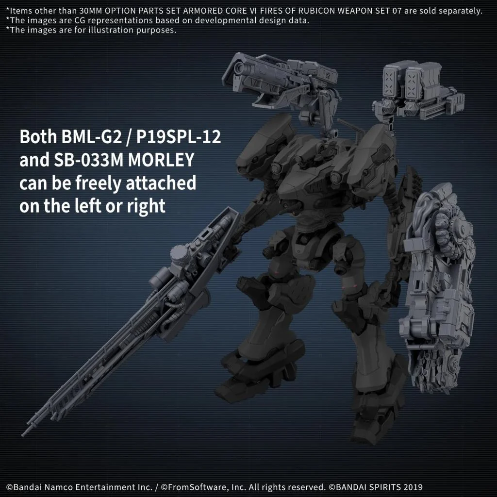 Armored Core VI 30MM Weapon Set 07 – Kit arme si accesorii Bandai [2]