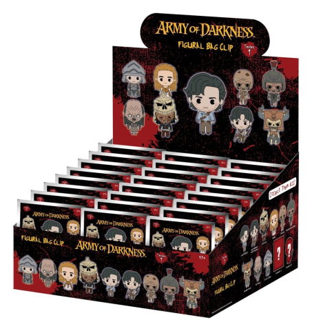 Army of Darkness 3D PVC Bag Clips Series 1 Blind Bag Display (24) [2]