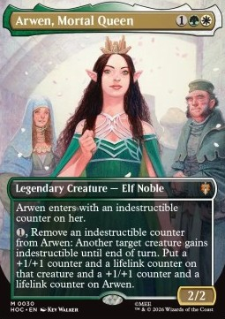 Singles Trading Card Games - Arwen, Mortal Queen (V.1) The Hobbit: Eternal - Singles 30