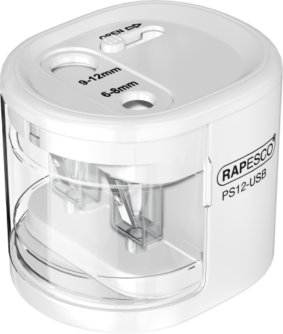 Ascutitori si radiere - Ascutitoare Electrica Dubla PS12-USB White