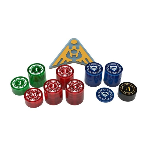 Board Games - Ashes Ascendancy Premium Tokens – Set 77 de jetoane acrilice