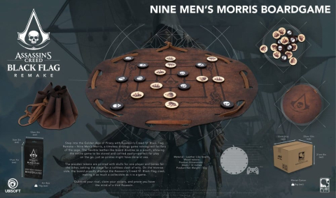 Games - Assassin's Creed Board Game Nine Men's Morris